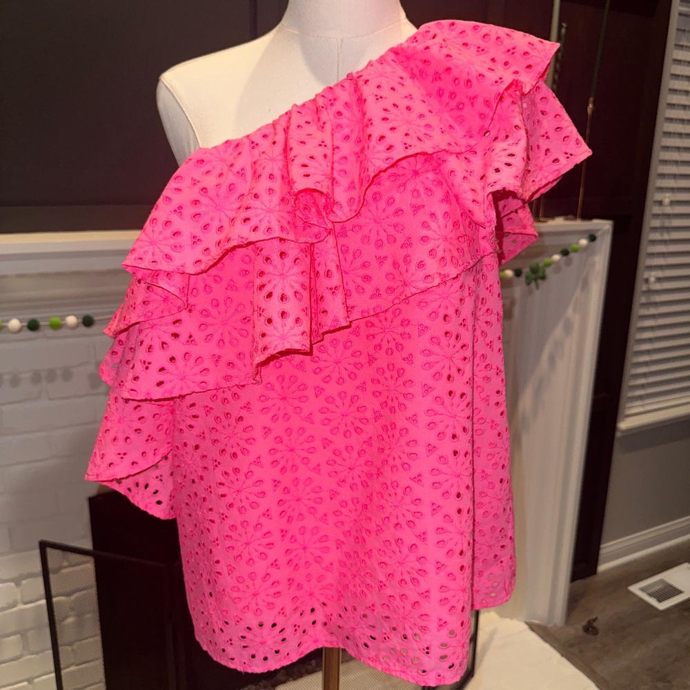 Lilly Pulitzer Ruffle Top